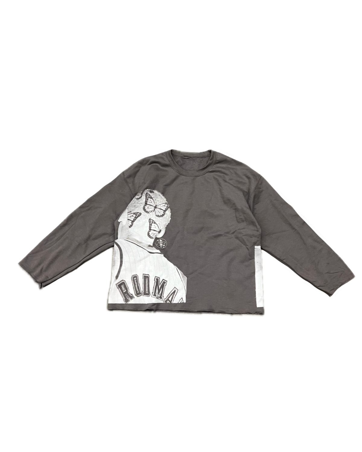 BB Grey Rodman Crew Tee LS