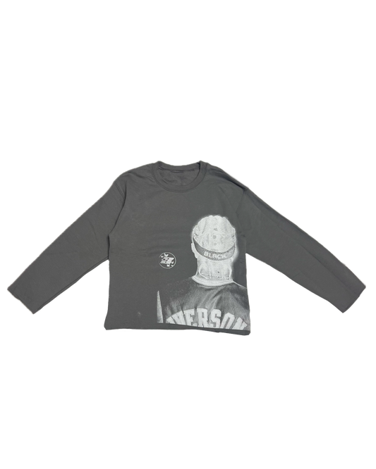 BB Grey Iverson Crew Tee LS