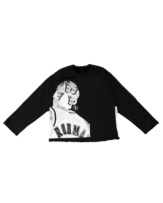 BB Black Rodman Crew Tee LS