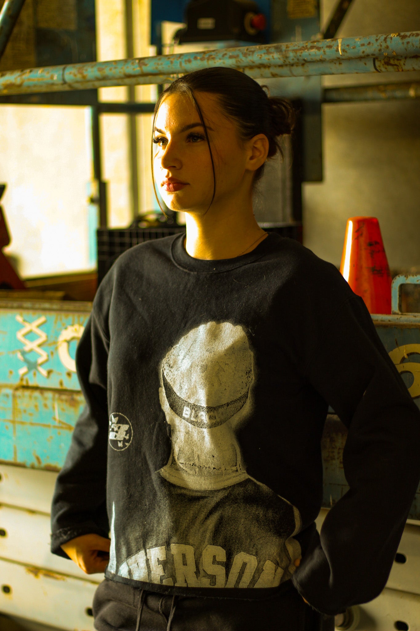 BB Black Iverson Crew Tee LS