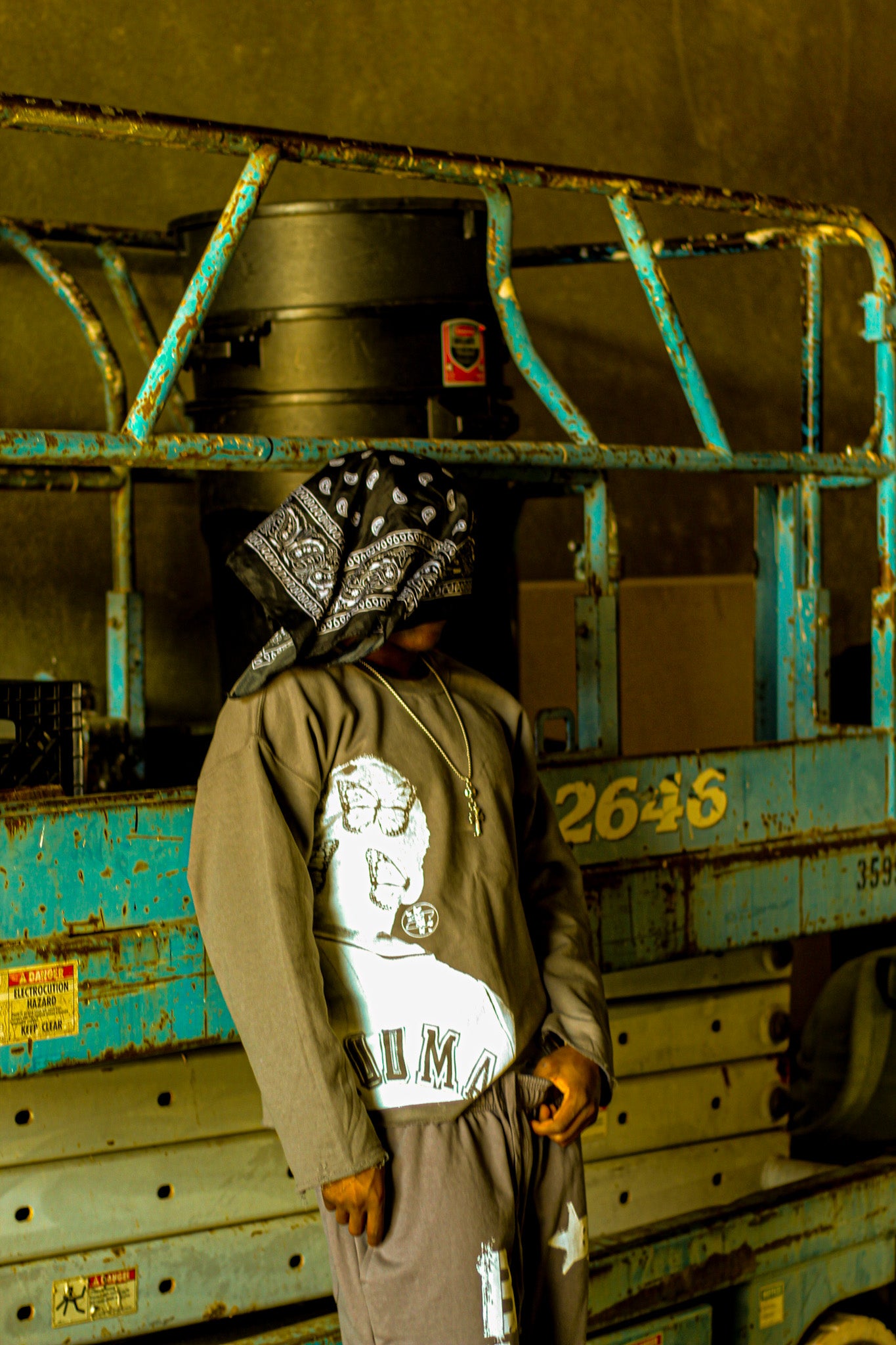 BB Grey Rodman Crew Tee LS